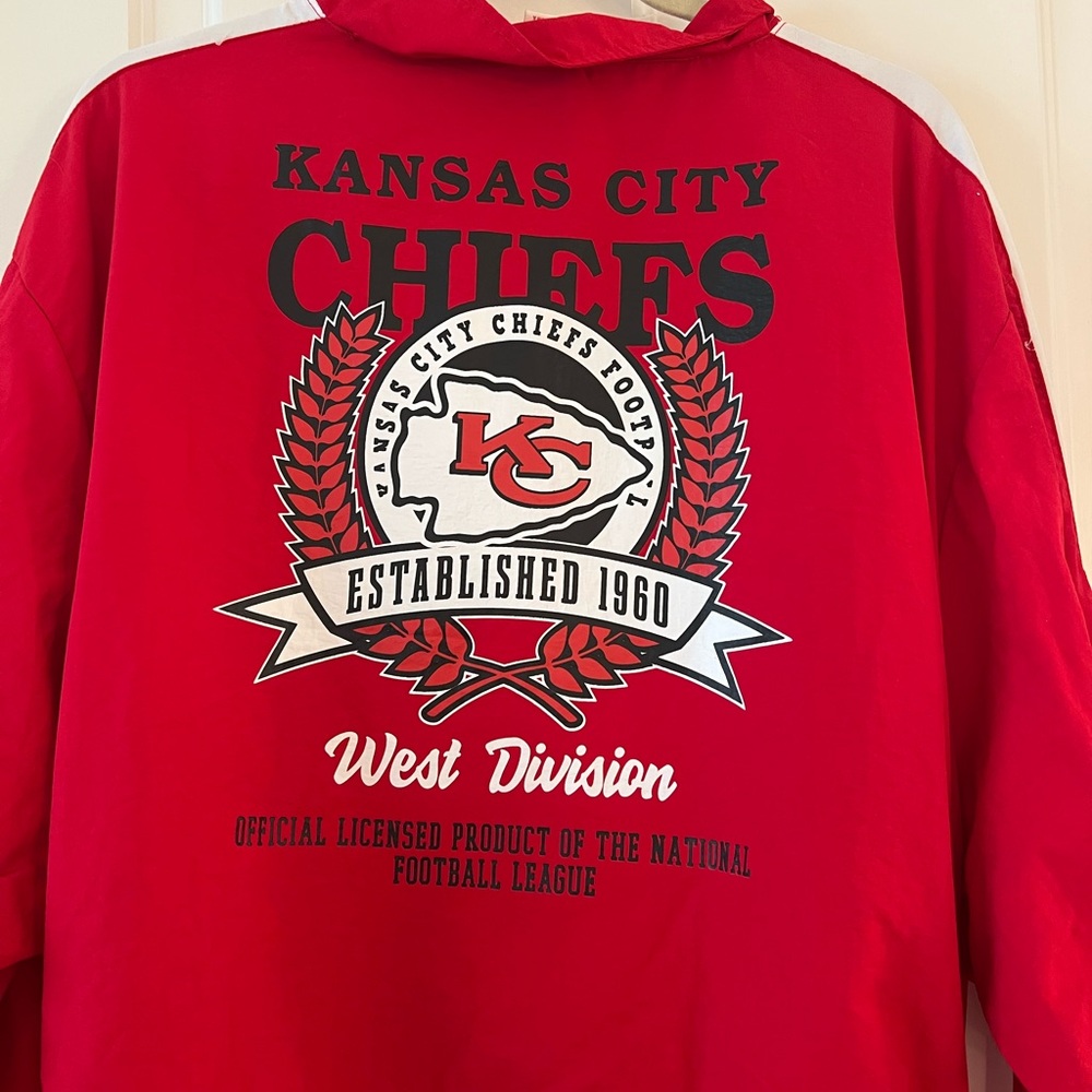 Kansas City Chiefs Red Windbreaker Set